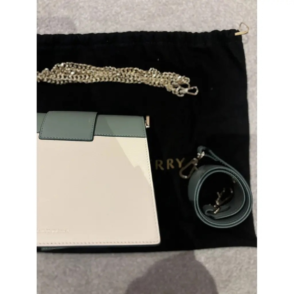 STRATHBERRY BOX CRESCENT BAG VANILLA SAGE GREEN HANDBAG - Picture 6 of 10